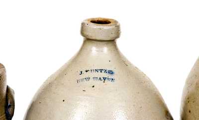 Three Pieces of Northeastern U.S. Stoneware, circa 1820-1840