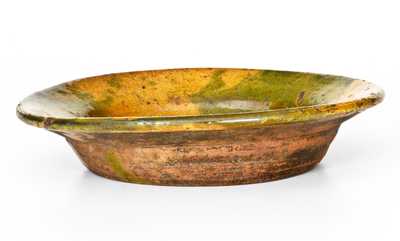 Very Rare attrib. Henry Watkins, North Carolina Redware Bowl, c1820-50