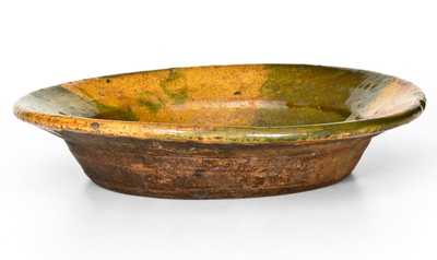 Very Rare attrib. Henry Watkins, North Carolina Redware Bowl, c1820-50