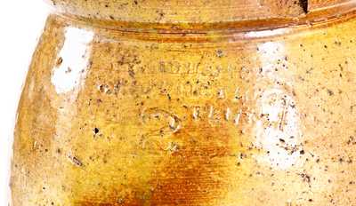 Very Rare Johnson / Grand Junction, Tennessee Stoneware Churn