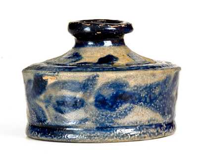 Exceptional Baltimore Stoneware Inkwell w/ Profuse Decoration