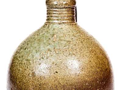 Rare H. Fox (Himer Fox, Chatham County, NC) Stoneware Jug