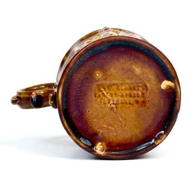 Unusual Bennett Pottery / Baltimore Rockingham Ware Mug,