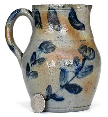 Exceptional JOHN BELL / WAYNESBORO Miniature Stoneware Pitcher