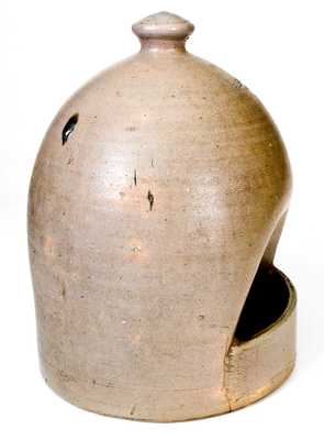 Very Rare J.B. LEATHERS / MT. EAGLE, PA Stoneware Chicken Waterer