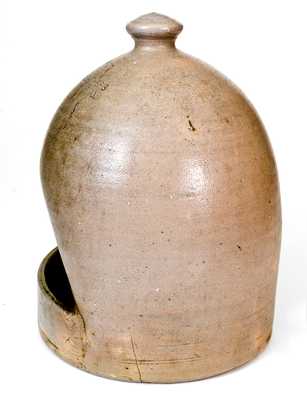 Very Rare J.B. LEATHERS / MT. EAGLE, PA Stoneware Chicken Waterer