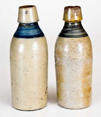 Lot of 2: E.L. HUSTING / MILWAUKEE, WIS. Stoneware Bottles