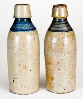Lot of 2: E.L. HUSTING / MILWAUKEE, WIS. Stoneware Bottles
