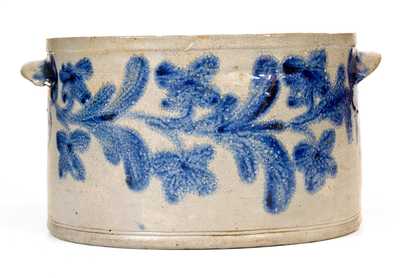 Exceptional Stoneware Cake Crock, H. MYERS, Baltimore, circa 1825