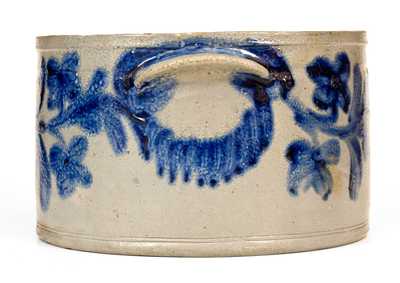 Exceptional Stoneware Cake Crock, H. MYERS, Baltimore, circa 1825