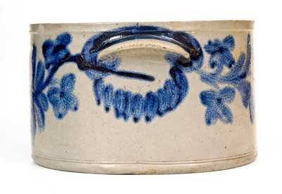 Exceptional Stoneware Cake Crock, H. MYERS, Baltimore, circa 1825