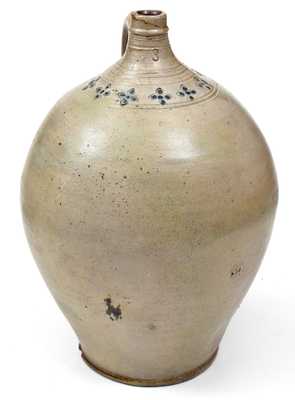 Possibly Frederick Carpenter, Boston, MA Ovoid Stoneware Jug