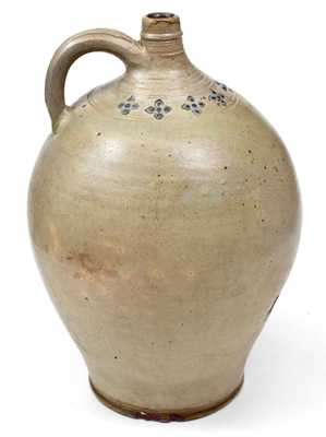 Possibly Frederick Carpenter, Boston, MA Ovoid Stoneware Jug