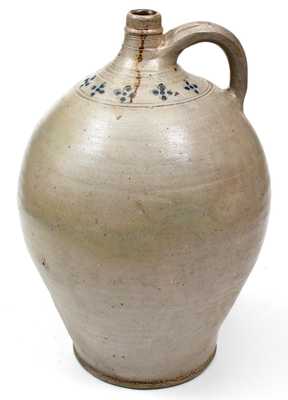 Possibly Frederick Carpenter, Boston, MA Ovoid Stoneware Jug