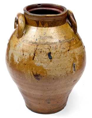 3 Gal. BOSTON Stoneware Jar with Iron-Oxide Dip