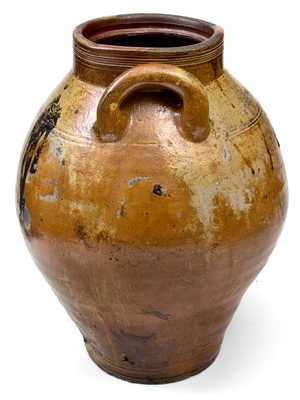 3 Gal. BOSTON Stoneware Jar with Iron-Oxide Dip