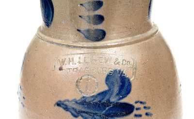 Fine W. H. LEHEW & CO. / STRASBURG, VA Stoneware Pitcher