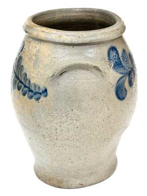 Miller Pottery, Strasburg, VA Stoneware Jar with Cobalt Decoration, circa 1835