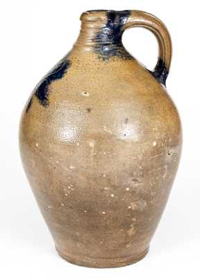 1 Gal. Stoneware Jug with Incised Decoration, Manhattan, circa 1800