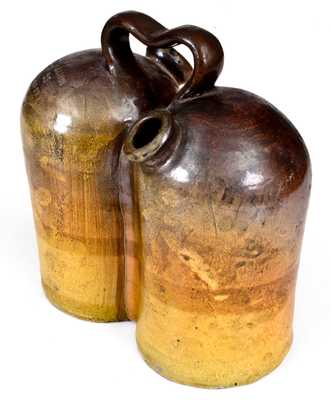 Rare Boston Stoneware Advertising Gemel, 