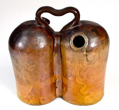Rare Boston Stoneware Advertising Gemel, 