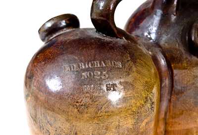 Rare Boston Stoneware Advertising Gemel, 