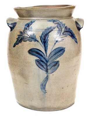 B. C. MILBURN / ALEXA. Alexandria, VA Stoneware Jar with Floral Decoration