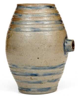 Important Small-Sized Stoneware Keg Dated 1799, probably Manhattan / New York City