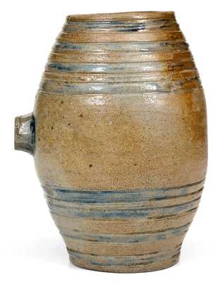 Important Small-Sized Stoneware Keg Dated 1799, probably Manhattan / New York City
