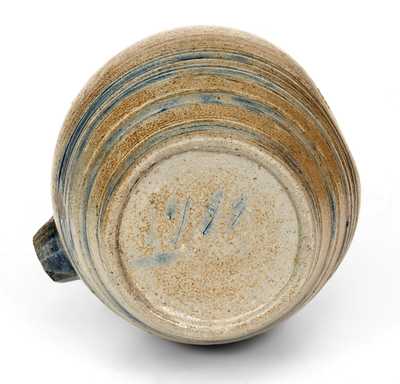 Important Small-Sized Stoneware Keg Dated 1799, probably Manhattan / New York City