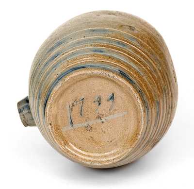 Important Small-Sized Stoneware Keg Dated 1799, probably Manhattan / New York City