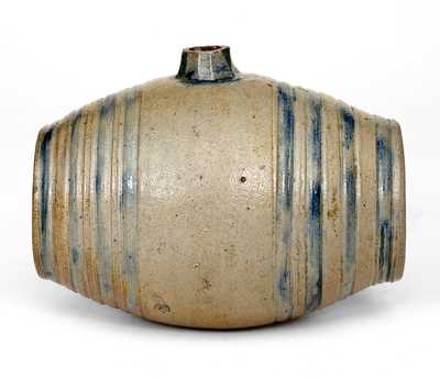 Important Small-Sized Stoneware Keg Dated 1799, probably Manhattan / New York City