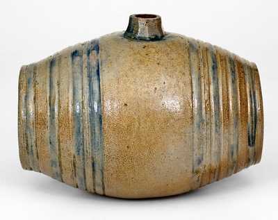 Important Small-Sized Stoneware Keg Dated 1799, probably Manhattan / New York City
