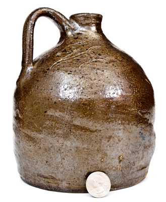 Rare GL (Garlington Lucas), Henry County, Alabama Stoneware Jug with Scratch Signature