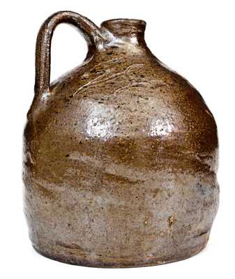 Rare GL (Garlington Lucas), Henry County, Alabama Stoneware Jug with Scratch Signature