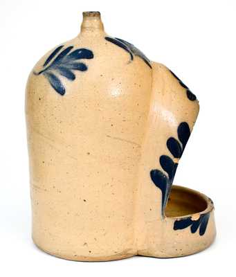 Stoneware Chicken Waterer w/ Leaf Decoration att. Richard Remmey, Philadelphia, PA