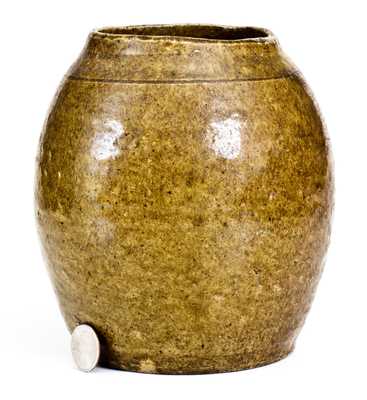 Unusual Crawford County, Georgia Stoneware Spice Jar