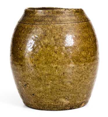 Unusual Crawford County, Georgia Stoneware Spice Jar