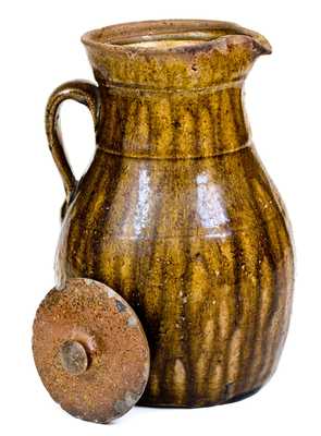1 Gal. Crawford County, Georgia Stoneware Lidded Pitcher