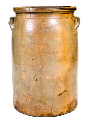 Three-Gallon N. ALIFF / MANUFACTURER / MOUND CITY (Illinois) Stoneware Jar