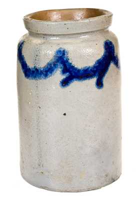 1/2 Gal. Stoneware Jar with Swag Decoration att. Baltimore, MD, circa 1820