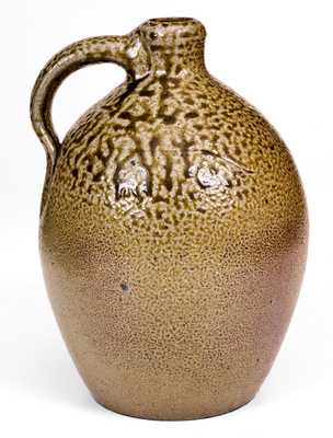 Very Rare N. FOX Stoneware Jug, Nicholas Fox, Chatham County, NC