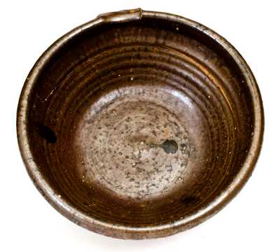 Lot of Two: Rare Spouted Bowl and Jar att. Long Family, Crawford County, Georgia