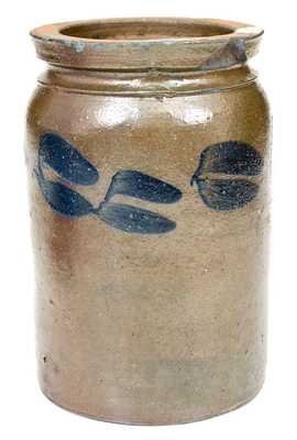 1/2 Gal. Stoneware Jar att. G. & A. Black / Somerfield, PA
