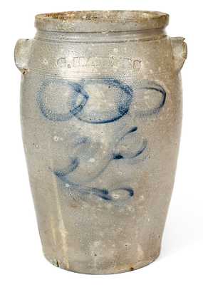 Rare G. HAMERS (Lower Shenandoah Valley Region) Stoneware Jar