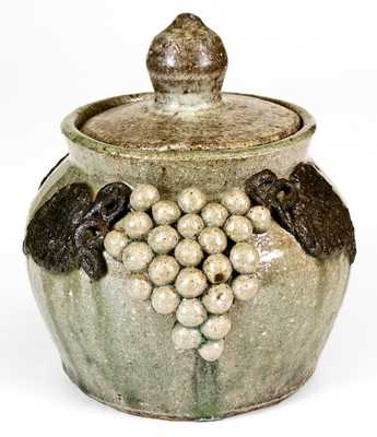 Arie Meaders (Cleveland, Georgia, circa 1965) Lidded Grapes Jar