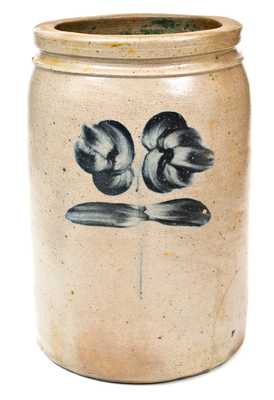 Very Rare Baltimore Stoneware Jar Signed on Bottom by Hugo Miller