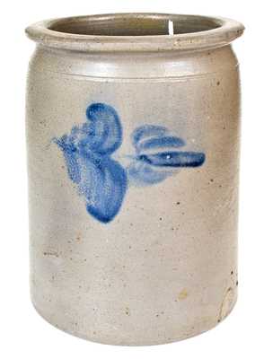 W. H. LEHEW & CO. / STRASBURG, VA Stoneware Jar with Floral Decoration