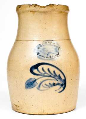 J. BURGER, JR. / ROCHESTER, N.Y. Stoneware Pitcher