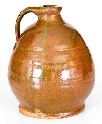 Glazed Maine Redware Jug